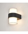 LED wandlamp met up/down licht - 9W, IP65, buiten