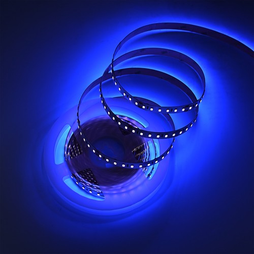 5m 10W/m UV 400 nm LED-strip - 24V DC, IP20, 120 LED