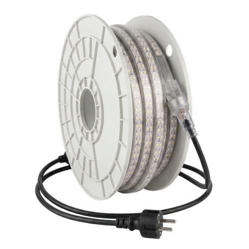 25m LEDlife werklicht LED-strip op haspel - 230V, IP67, 180 LED/m, 11W/m, 1100 lm/m