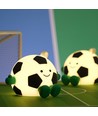 MOCHI Voetbal nachtlampje van zachte siliconen - oplaadbaar, kleurwissel + warm wit