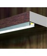 1m aluminium profiel SLIM8 AC2/Z - Geanodiseerd, opbouw, LED profiel