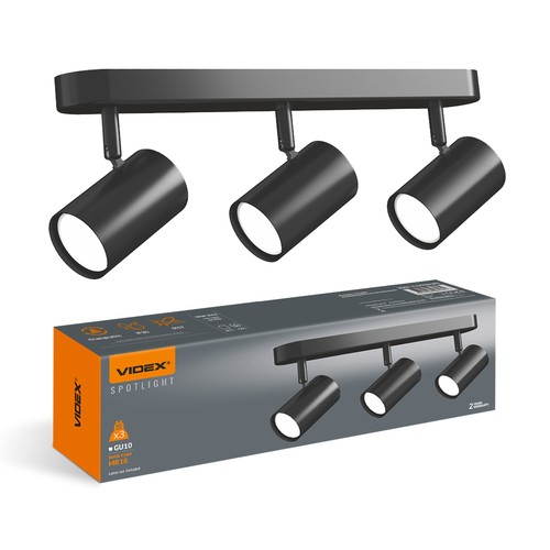 GU10 wand/plafondspot voor 3 lampen - Wit, zonder lichtbron