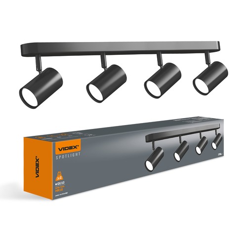 GU10 plafond/wandlamp voor 4 lampen - Wit, zonder lichtbron
