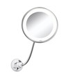 Make-up spiegel met ingebouwde LED-verlichting - 3xAAA, zuignap en arm