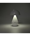 Oplaadbare LED tafellamp - Wit, Ø15cm, 22cm hoog, touch dimbaar, 3-in-1, IP20 binnen