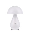 Oplaadbare LED tafellamp - Wit, Ø15cm, 22cm hoog, touch dimbaar, 3-in-1, IP20 binnen