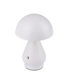 Oplaadbare LED tafellamp - Wit, Ø15cm, 22cm hoog, touch dimbaar, 3-in-1, IP20 binnen