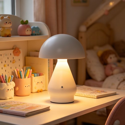 Oplaadbare LED tafellamp - Wit, Ø15cm, 22cm hoog, touch dimbaar, 3-in-1, IP20 binnen