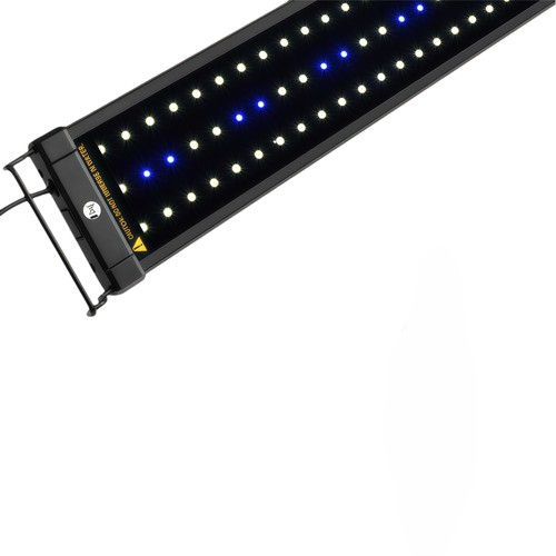 30-50 cm aquarium armatuur - 6W LED, wit/blauw, verstelbaar