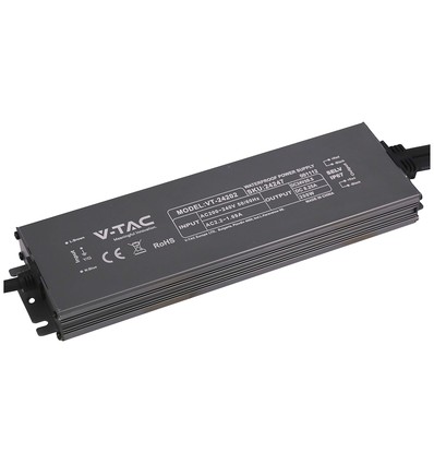 200W / 24V DC voeding voor LED strips - 8.25A, IP67 waterdicht