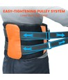 Lichttherapie riem met warmte voor heup en rug - Infrarood, 25x120cm, 10W, met batterij