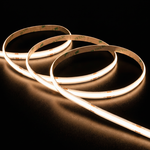 5m 12,5W/m Dot-free COB-LED-strip RA90 - 24V DC, IP20, 480 LED/m, 5 jaar garantie