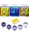 48-68 cm aquarium armatuur - 11W LED, wit/blauw/rood/groen/paars, verstelbare lengte, IP66