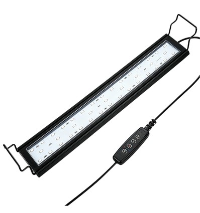 48-68 cm aquarium armatuur - 11W LED, wit/blauw/rood/groen/paars, verstelbare lengte, IP66