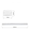 120cm LED armatuur, Watt en CCT instelbaar - 3CCT, 20/30/40W, 115lm/W, IP44, IK10, 5 jaar garantie
