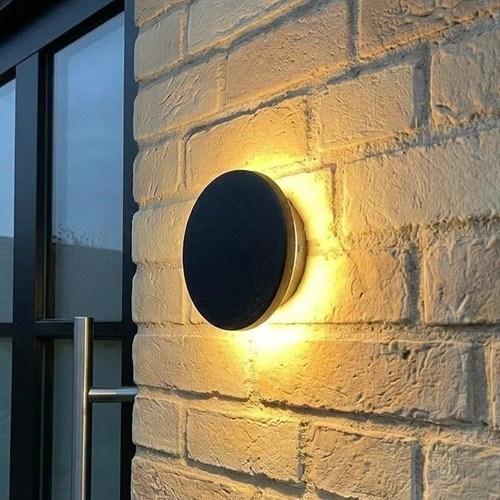 DOME wandlamp 12W - CCT, IP65, zwart