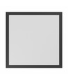 40W Plafondlamp, Instelbaar Watt en CCT - 3 lichtkleuren, 24/35/40W, 5 jaar garantie, Vierkant, Zwarte rand