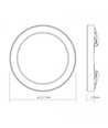 18W Plafondlamp, 3CCT - Ø217 mm, ingebouwde lichtbron