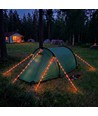 5m oranje lichtgevend touw - karabijnhaak, max. 80 kg