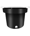 LEDlife grondspot - 9W, rond, roestvrij staal, 24V AC/DC