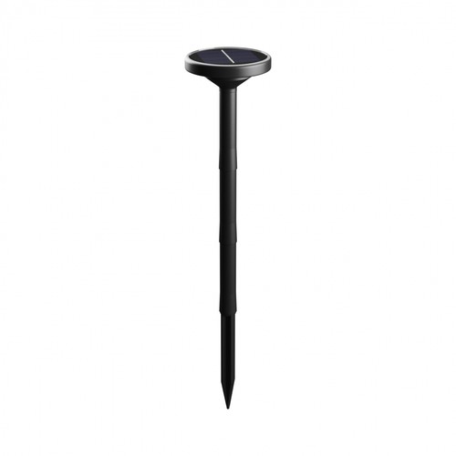 1W solar tuinlamp met prikpen CCT - 3 lichtkleuren, verstelbare hoogte, IP65, zwart
