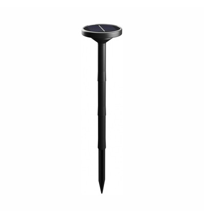 1W solar tuinlamp met prikpen CCT - 3 lichtkleuren, verstelbare hoogte, IP65, zwart
