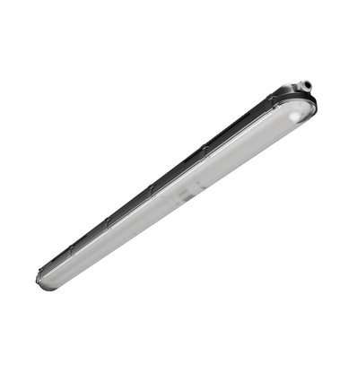 120cm 40W Gigant Pro LED armatuur - Doorvoerbedraad, 150lm/W, Instelbaar Wattage, IP66, IK10, Zwart