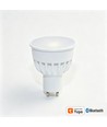 4x GU10 5W Smart Home LED lamp - Bluetooth, 6,6 cm, werkt met Google Home, Alexa en smartphones