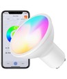 V-Tac 5W Smart Home LED-lamp - Tuya/Smart Life, werkt met Google Home, Alexa en smartphones, GU10 Spot