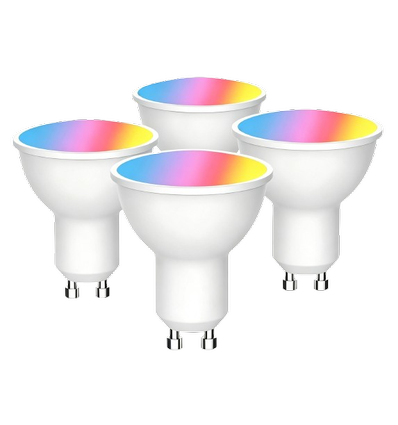 V-Tac 5W Smart Home LED-lamp - Tuya/Smart Life, werkt met Google Home, Alexa en smartphones, GU10 Spot