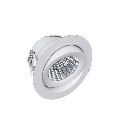 EVA 6 LED inbouwspot 6W Triac dimbaar - 3000K, Ra98, Wit