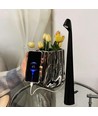 Oplaadbare LED tafellamp - Zwart, binnen/buiten, 3-staps dimbaar, IP44, 40 cm
