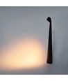 Oplaadbare LED tafellamp - Zwart, binnen/buiten, 3-staps dimbaar, IP44, 40 cm