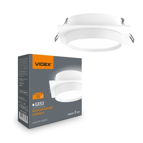 GX53 inbouwspot - zonder lichtbron