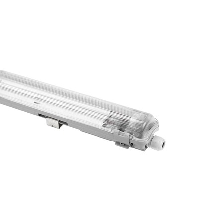 120cm Limea T8 LED-armatuur, doorvoerbedraad - Voor 1x 120cm LED-buis, IP65 waterdicht