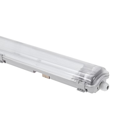 120cm Limea T8 LED-armatuur, doorbedraad - Voor 2x 120cm LED-buizen, IP65 waterdicht