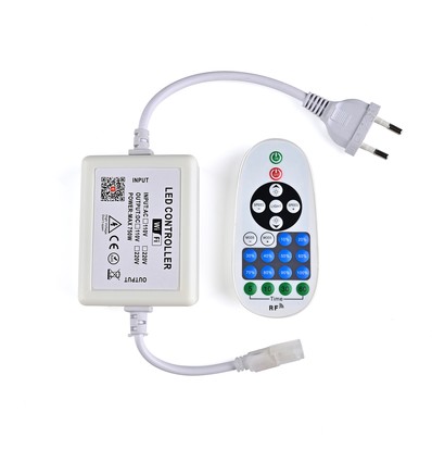 230V WiFi Smart Home dimmer - Inclusief eindkap, voor 230V (Slim COB), geheugenfunctie, max 50 m