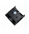 2W CURVE up/down wandlamp - IP65, zwart, buiten, incl. lichtbron