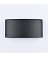 6W CURVE wandlamp - IP65, zwart, up/down, buiten, incl. lichtbron