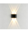 4W CURVE wandlamp - IP65, zwart, up/down, buiten, incl. lichtbron