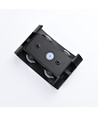4W CURVE wandlamp - IP65, zwart, up/down, buiten, incl. lichtbron