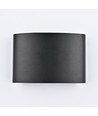 4W CURVE wandlamp - IP65, zwart, up/down, buiten, incl. lichtbron
