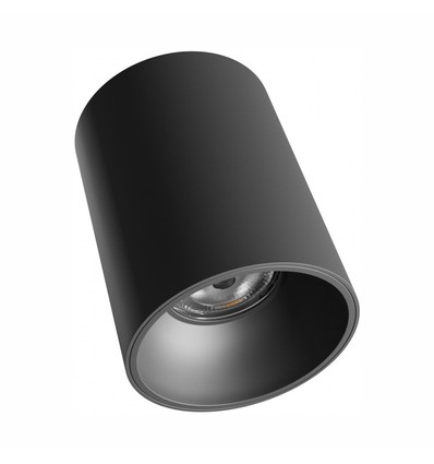 LED plafondspot, instelbaar wattage - Opbouw, 14W-27W, IP44, RA90, UGR19, 5 jaar garantie, zwart