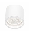 Plafondlamp voor AR111 GU10 - Wit, IP65 buiten, Ø12cm, 11,5cm hoog, aluminium, zonder lichtbron