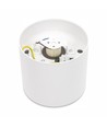 Plafondlamp voor AR111 GU10 - Wit, IP65 buiten, Ø12cm, 11,5cm hoog, aluminium, zonder lichtbron