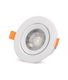 7W Ø10cm LED inbouwspot - Zaagmaat: Ø8 cm, Afmetingen: Ø10 cm, Ingebouwde driver