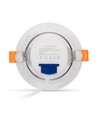 7W Ø10cm LED inbouwspot - Zaagmaat: Ø8 cm, Afmetingen: Ø10 cm, Ingebouwde driver
