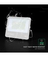 150W LED Breedstraler, Slimline - 135lm/W, CREE chip, IP65, zwarte behuizing, 6 jaar garantie