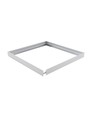 Opbouwframe voor 60x60 LED-paneel - 62mm hoog, snelle schroefloze montageset, witte rand