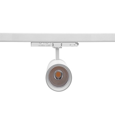 25-30W 3-fase CCT Triac railspot - RA98, instelbare CCT & watt, Wit